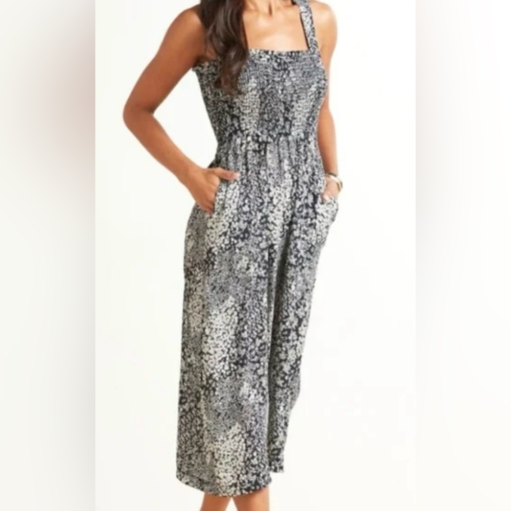 Evereve Ryan+Roan Black and White Jumpsuit